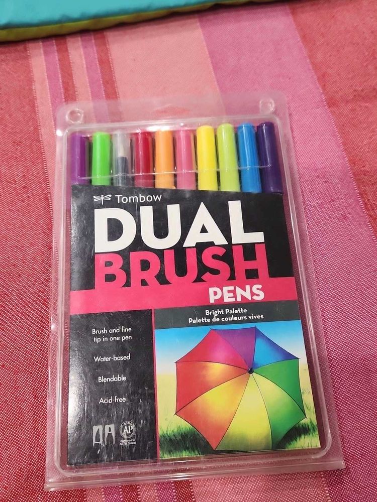 Tombow Dual Brush Pens - Bright Palette