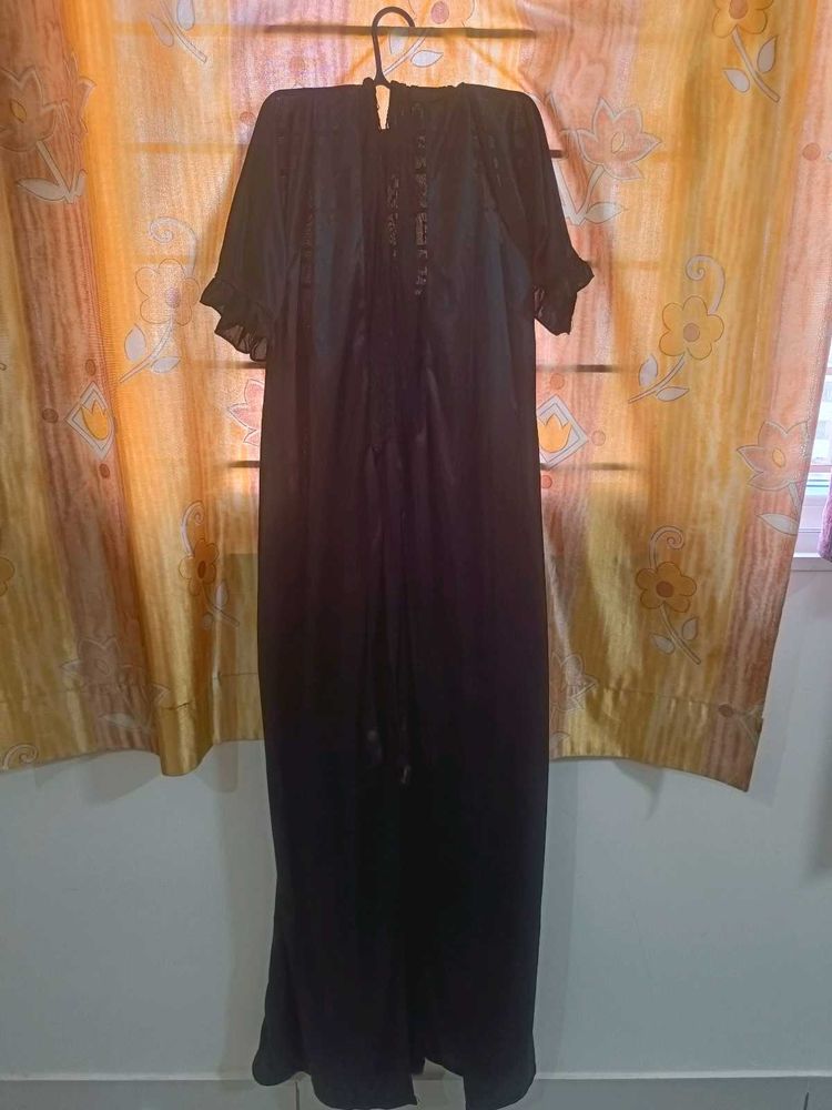 Price drop- Elegant Black Nightgown