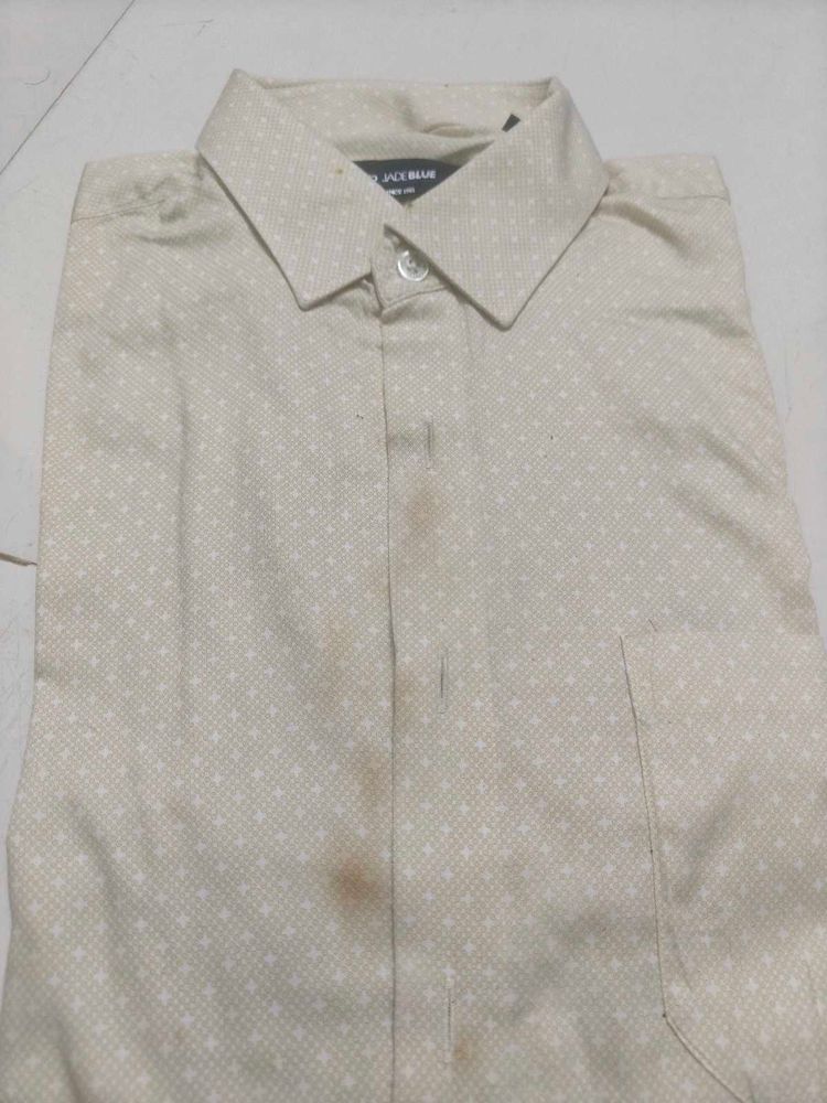 Men's Dotted Button-Down Shirt