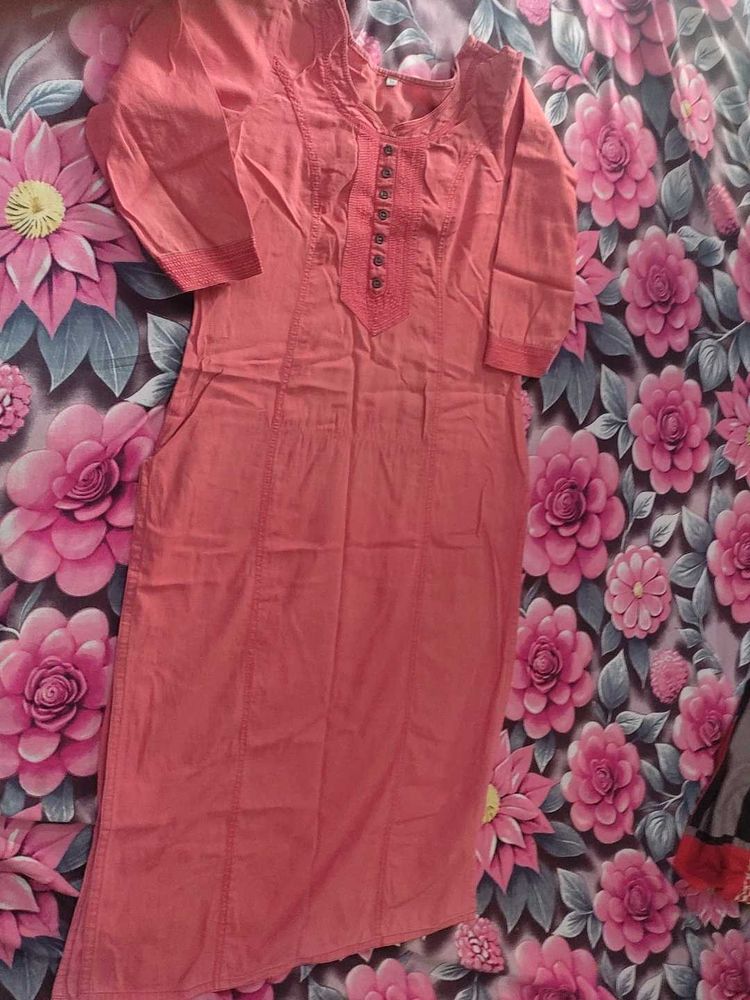 Stylish Pink Kurta