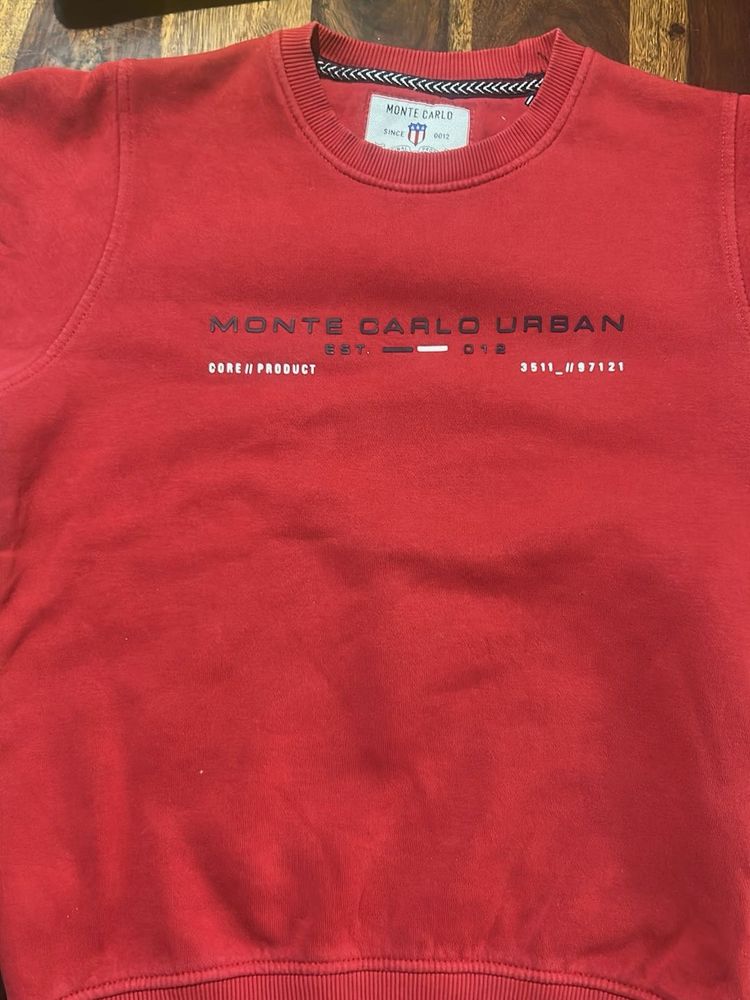 Monte Carlo Red Urban Sweatshirt