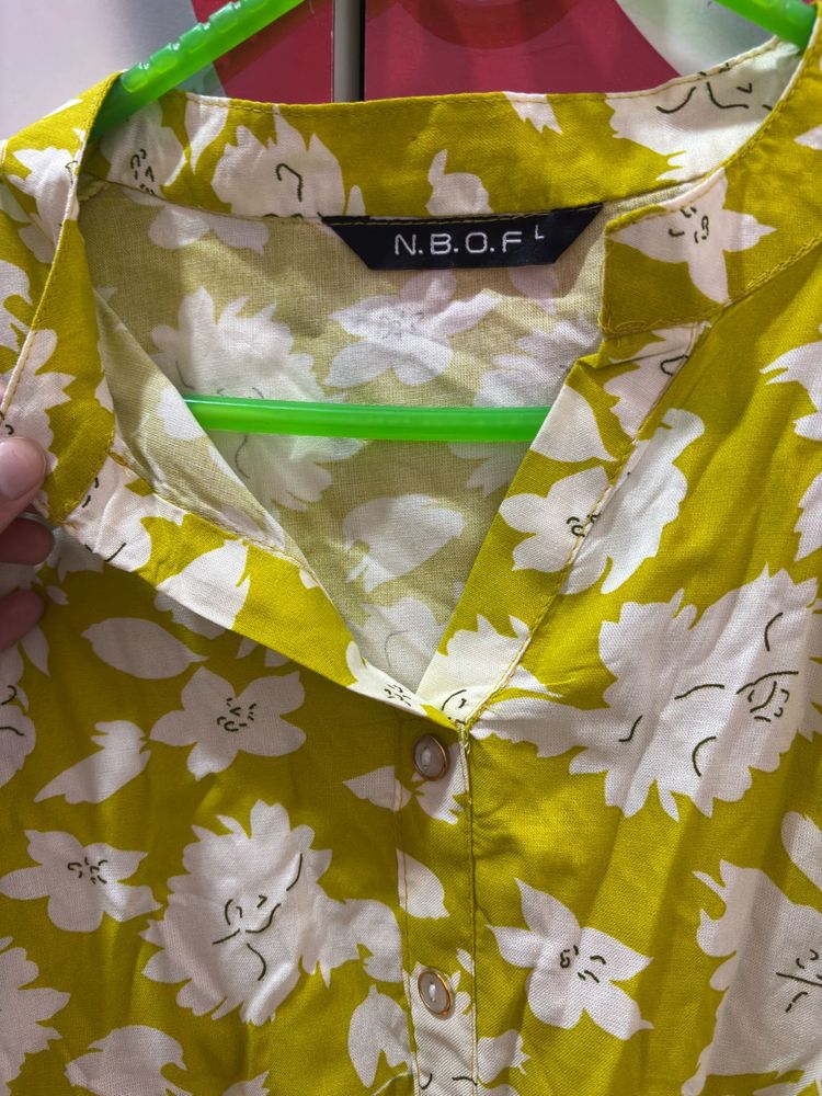 Floral Print Kurta