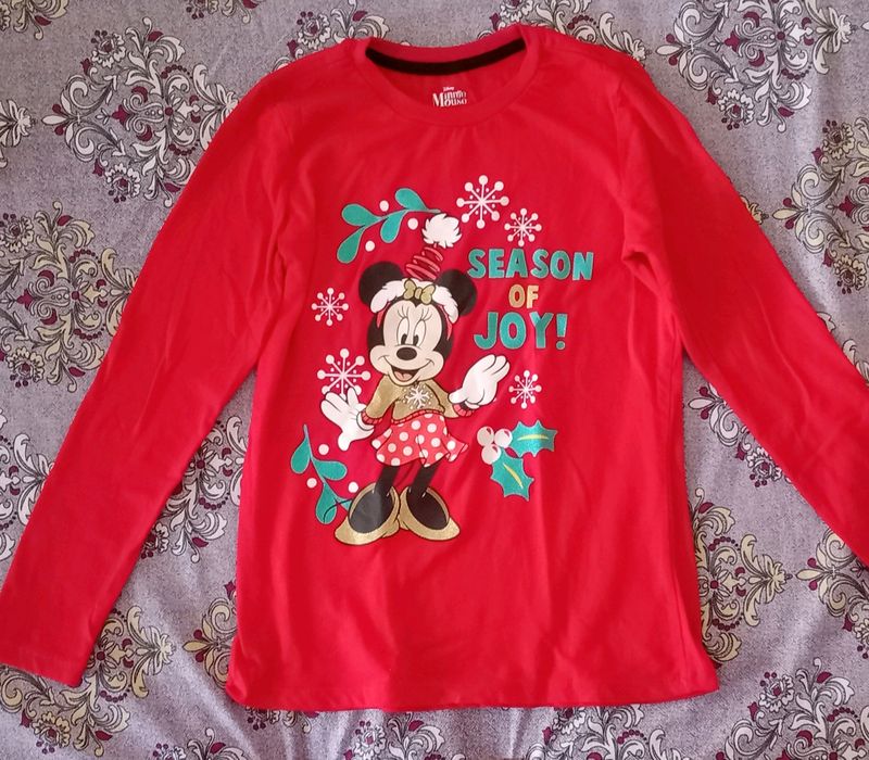 Cute Full Sleeves Minne Mouse