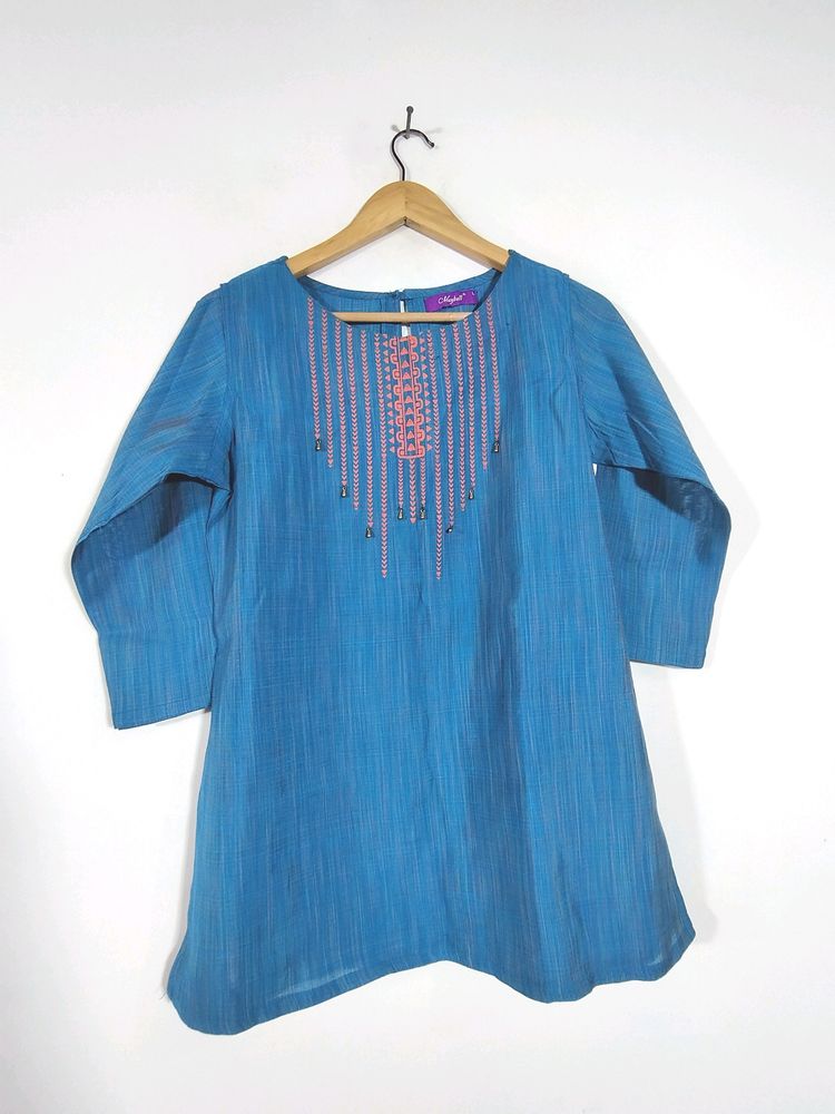 Blue Printed Tunic (Women's)