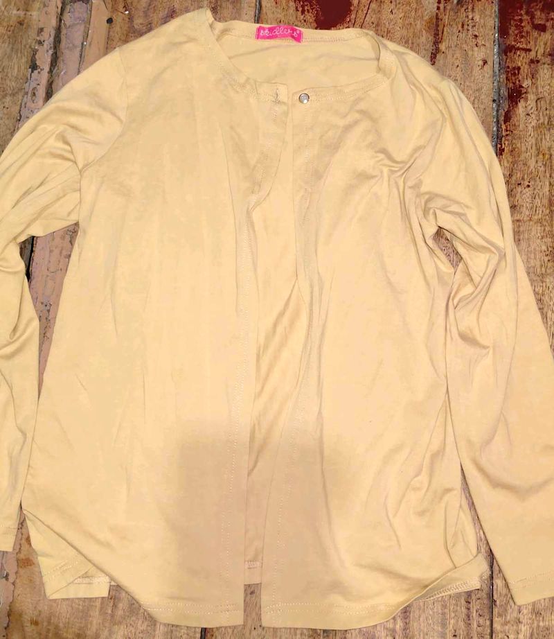 Set of 3 crewneck button-up cardigan