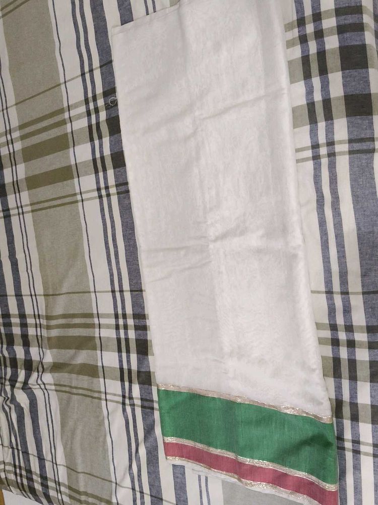 White Silk 9 Mtr Matirial