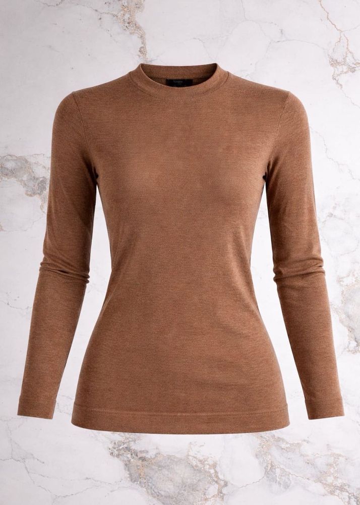 Classic Brown Long Sleeve Top