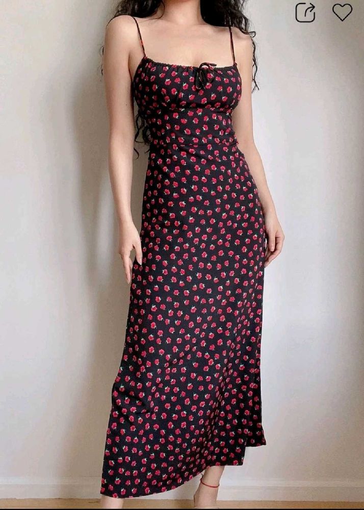 Floral Print Midi Dress