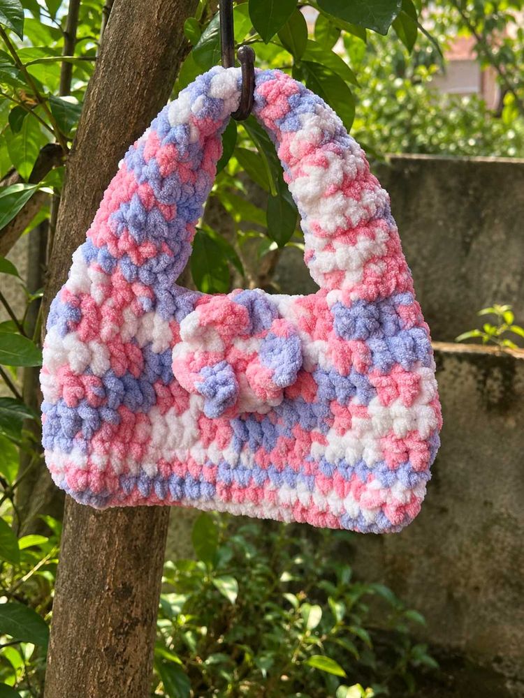 Chunky Knit Hobo bag | Handmade crochet