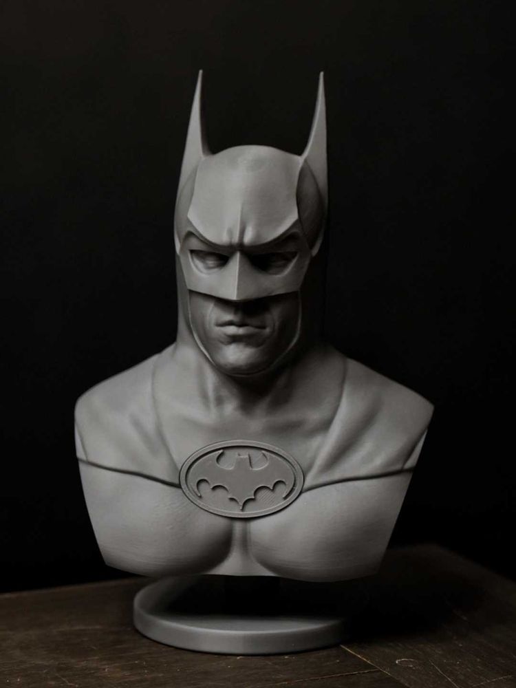 Batman Bust 3d printed