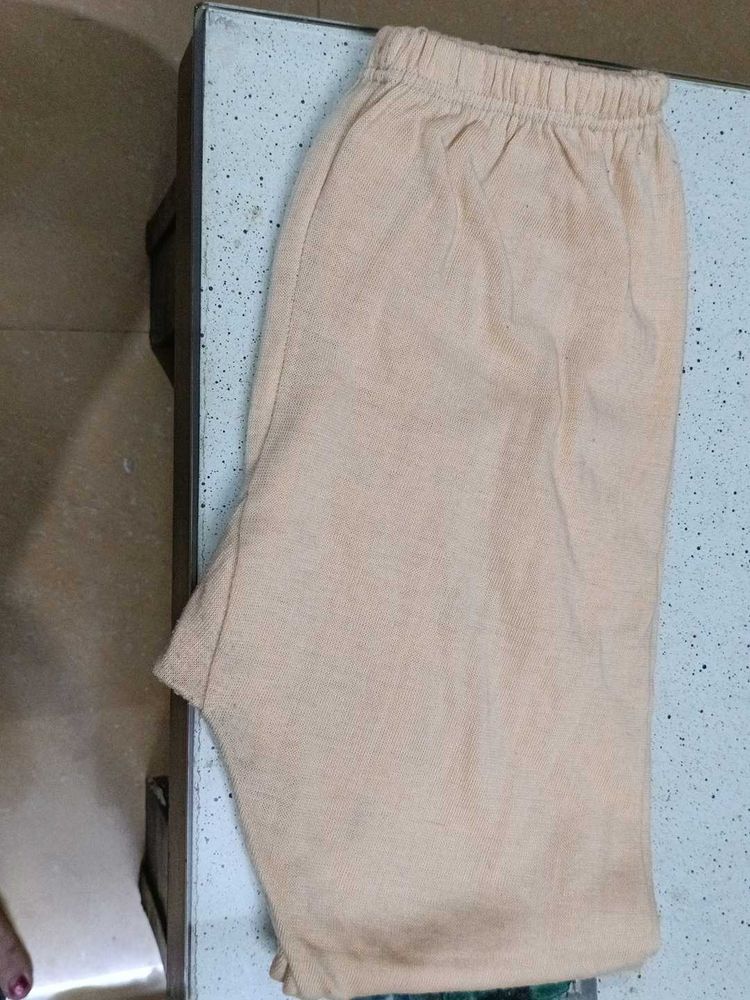 Comfortable Woolen  Peach Salwar Pants