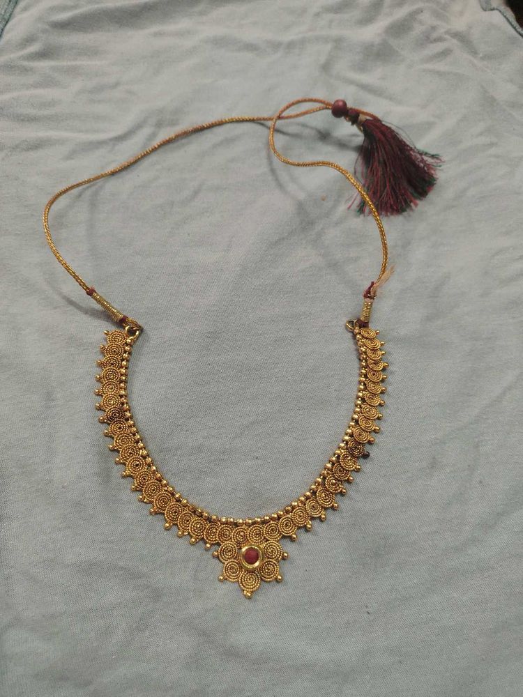 golden necklace locket for women with  gold plated