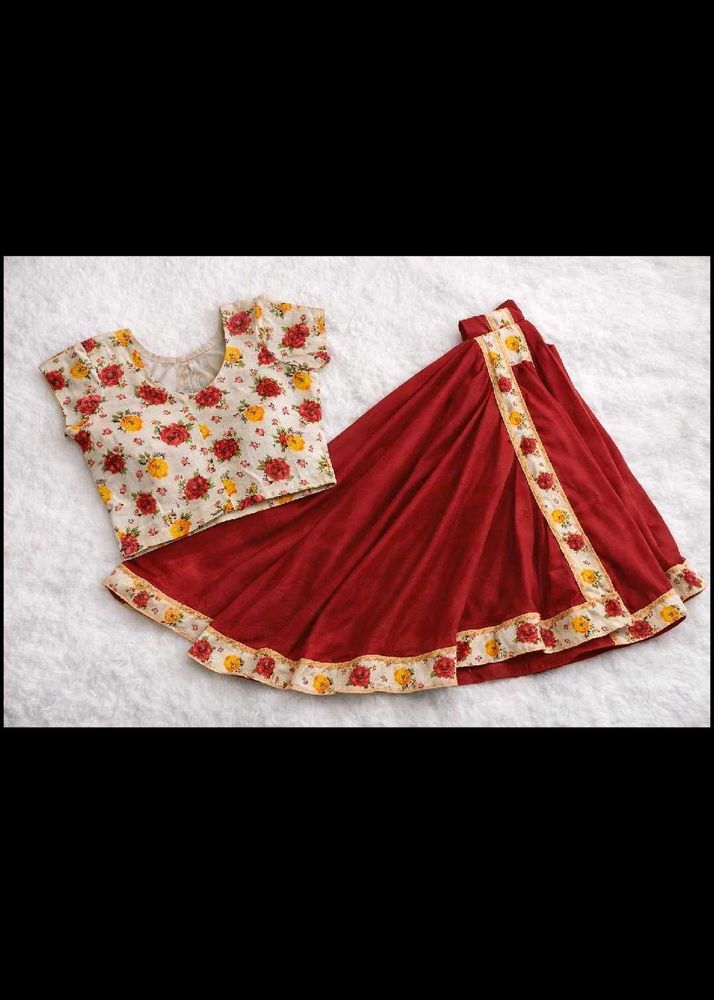 Floral print saree with blouse