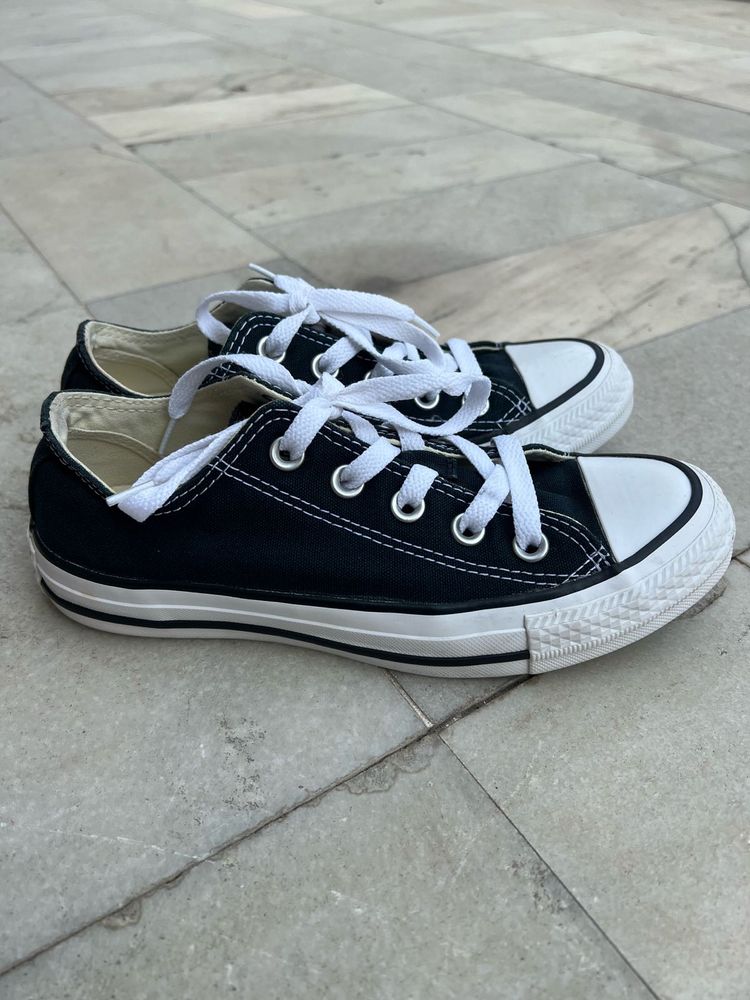 Classic Black Converse Sneakers UK3.5