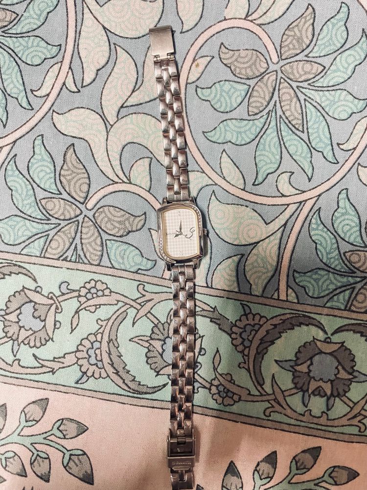 Sonata Silver Watch