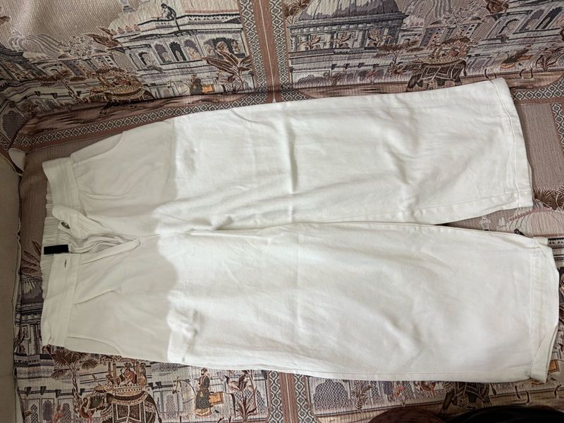 Chic White Palazzo Pants