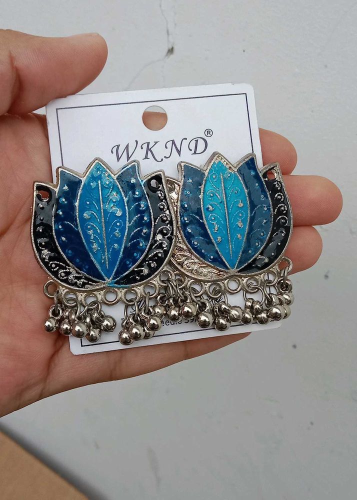 Lotus Drop Earrings