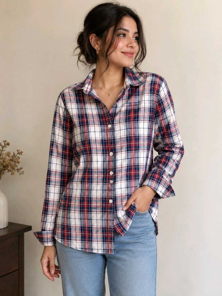Classic Plaid Long Sleeve Shirt