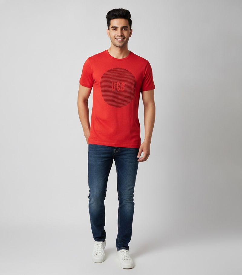 Red UCB Graphic T-Shirt