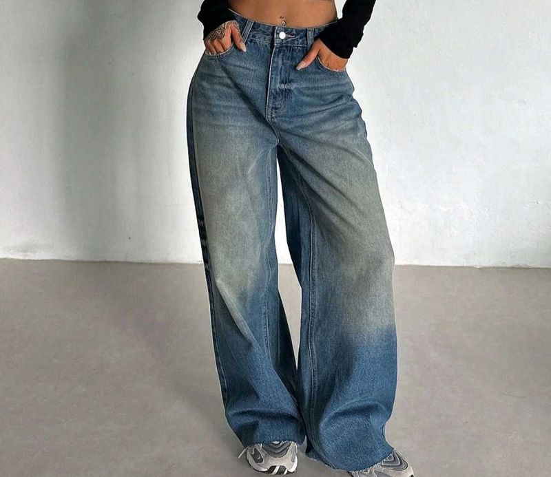 Offduty Stale Blue Vintage Baggy Jeans