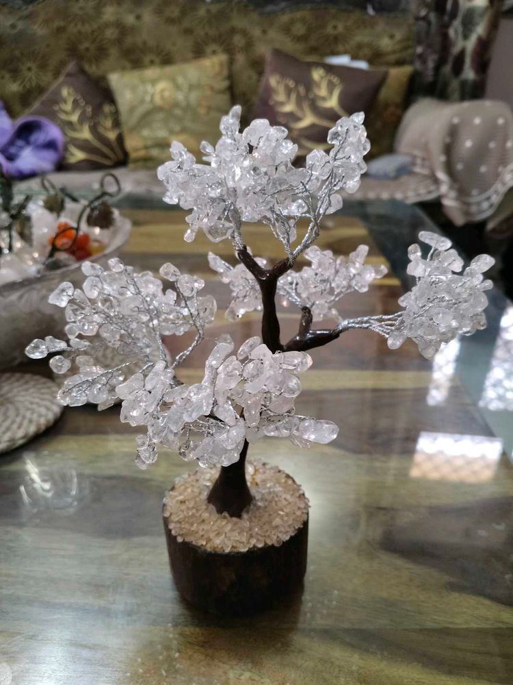 Quartz Crystals Bonsai Tree For Decor 400 Chips