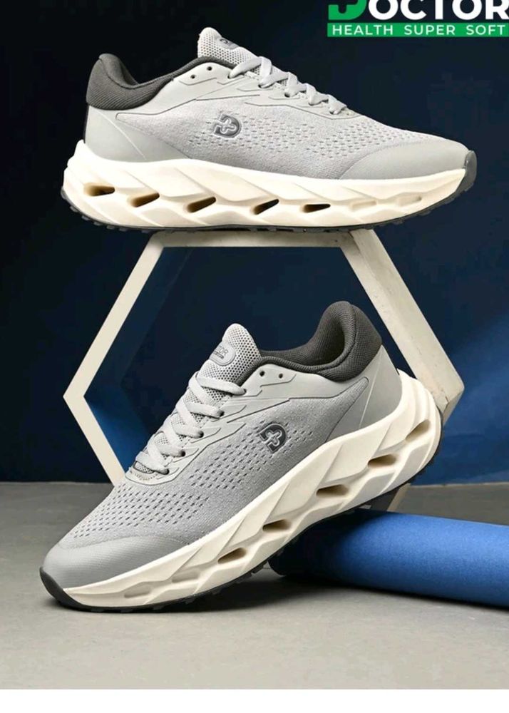 Stylish Grey Running Shoes