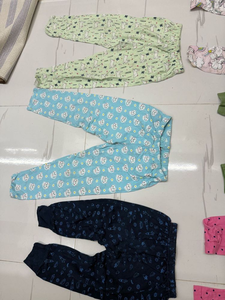 6 Cute Printed Pajama Pants Set