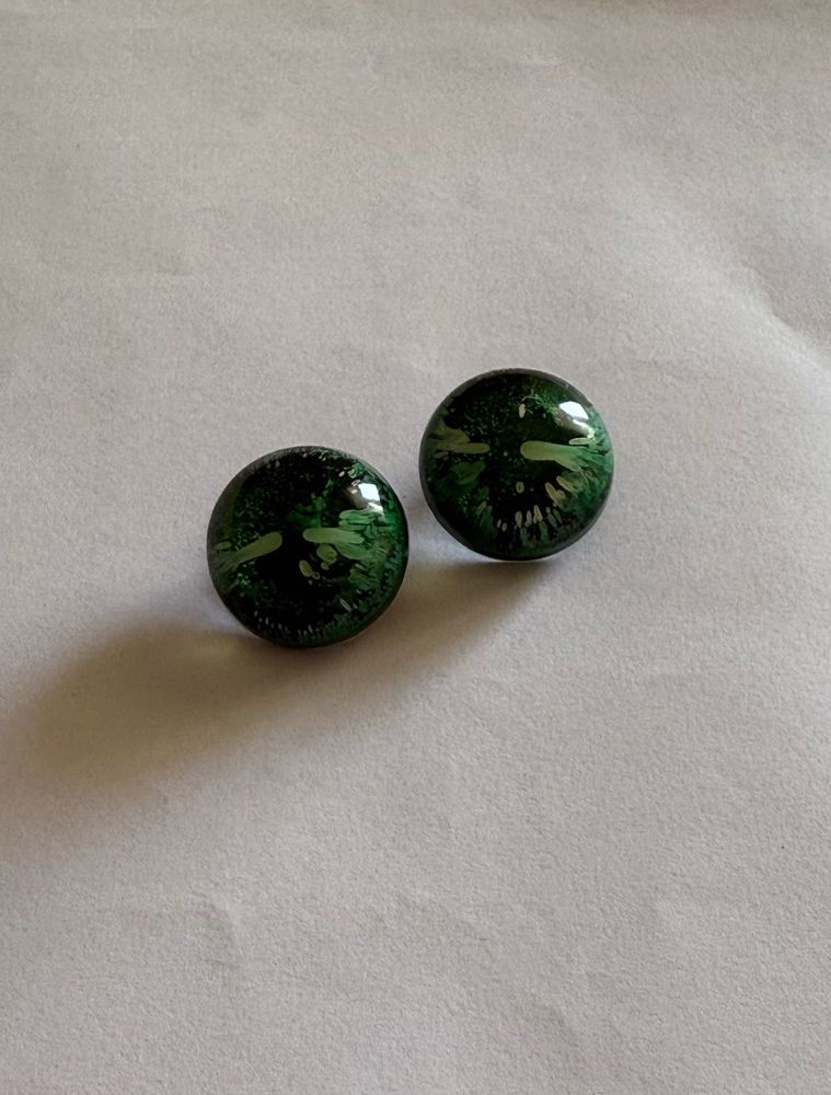 🎊Sale🎊Unique Green Resin Earrings