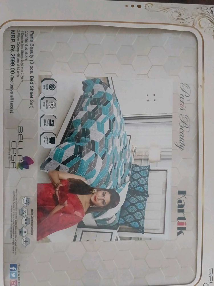 Bella Casa Double Bedsheet