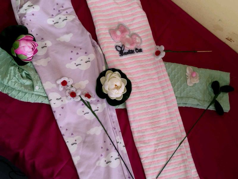 Cute Cloud &amp; Stripe Pajama Set