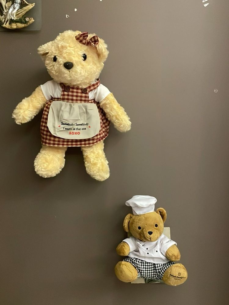 Vintage Chef Teddy Bear Duo