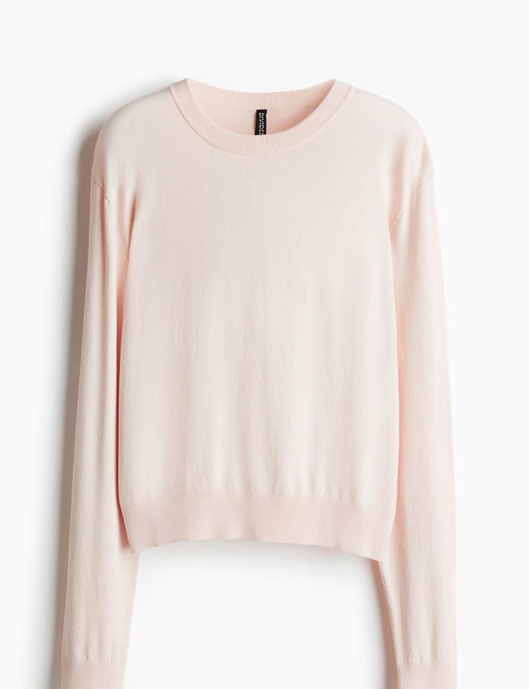 H&amp;m short fine knit jumper