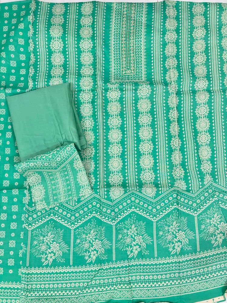 Beautiful Green Printed Kurta Set