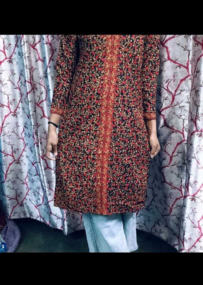 Floral Print Kurta/Kurti