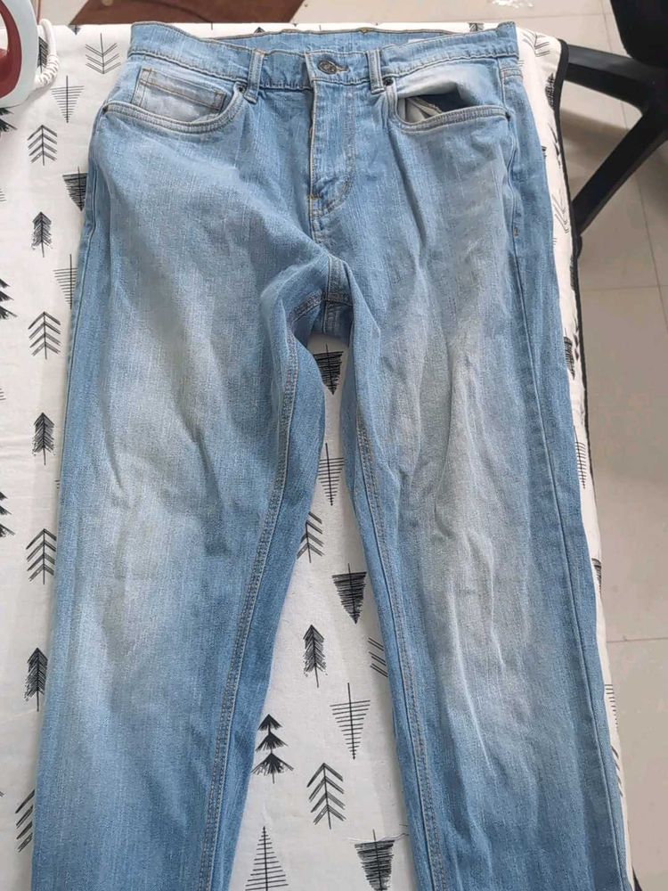 Zudio Light Wash Denim Jeans