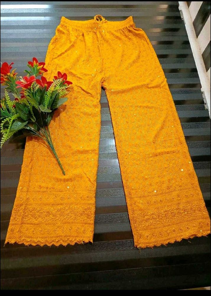Chikankari work plazo 💛