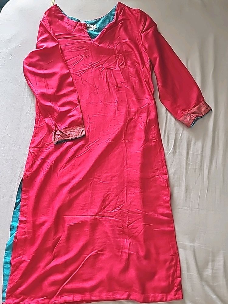 Hot Pink Kurta XS