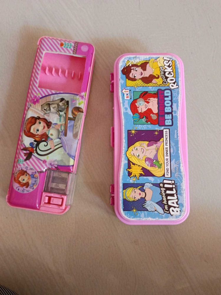 Kids' Princess Pencil Boxes (Set of 2)