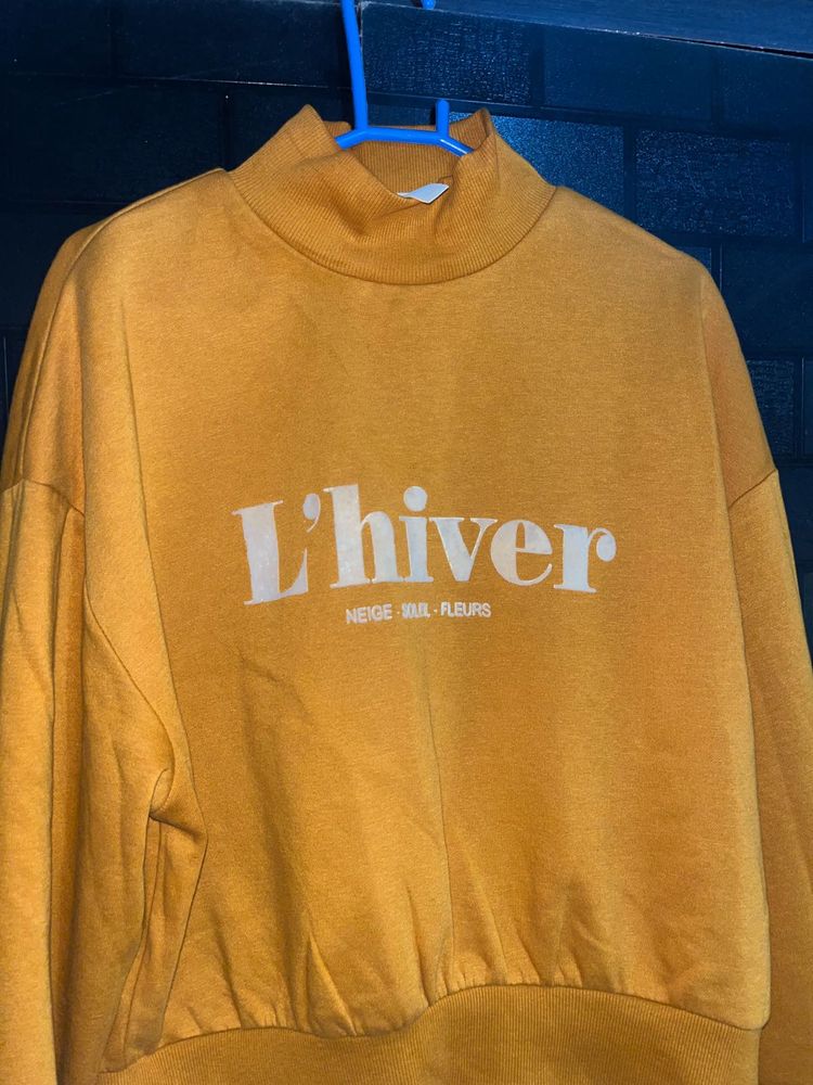 Cozy "L'hiver" Oversized Sweatshirt