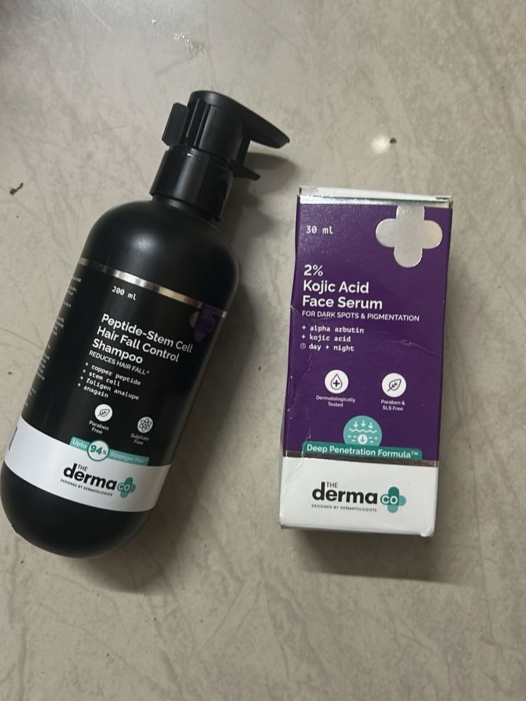 combo of The Derma Co. Shampoo &amp; Serum Duo