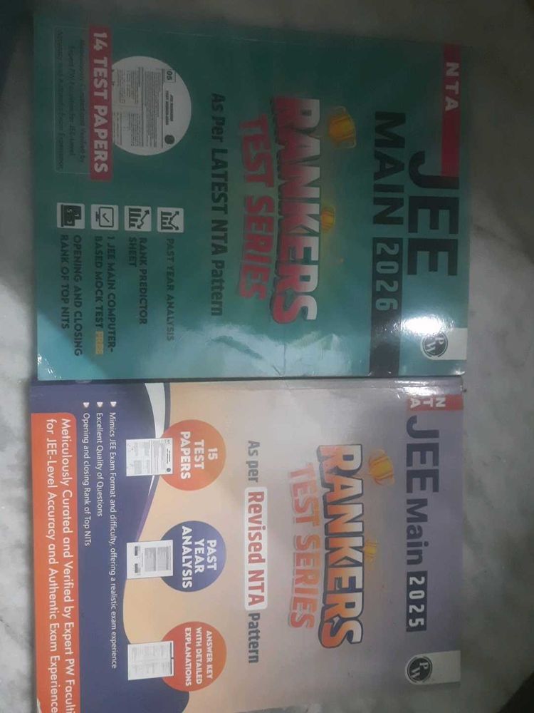 JEE Main 2025 &amp; 2026 Test Series Books