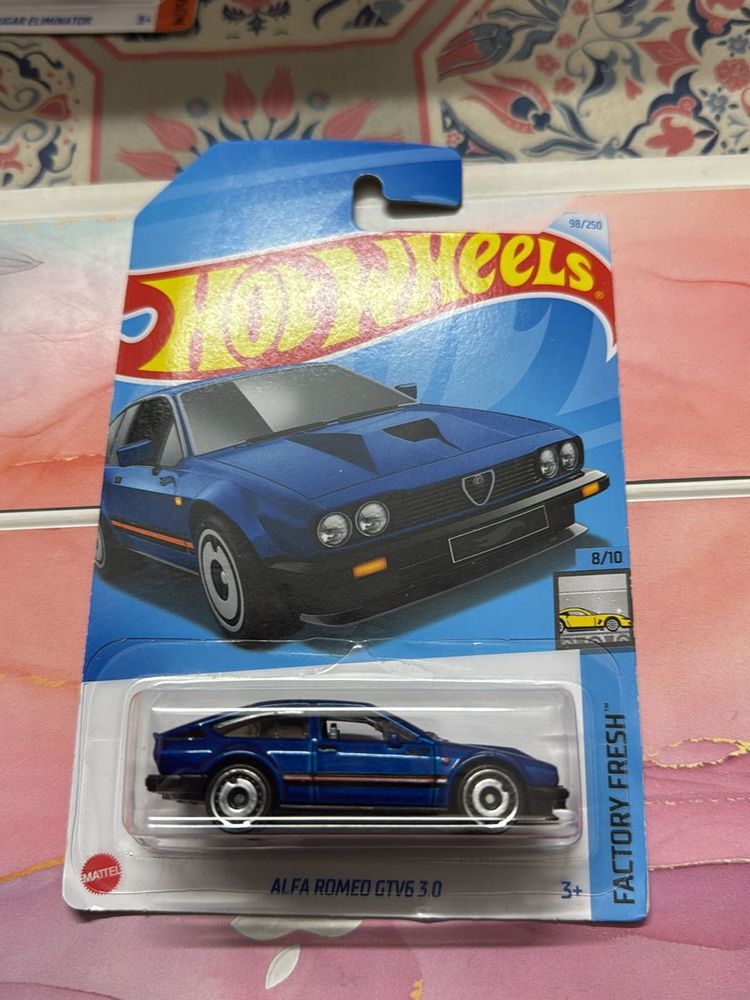 HOT WHEELS ALFA ROMEO GTV6 3.0 BLUE IMPORTED