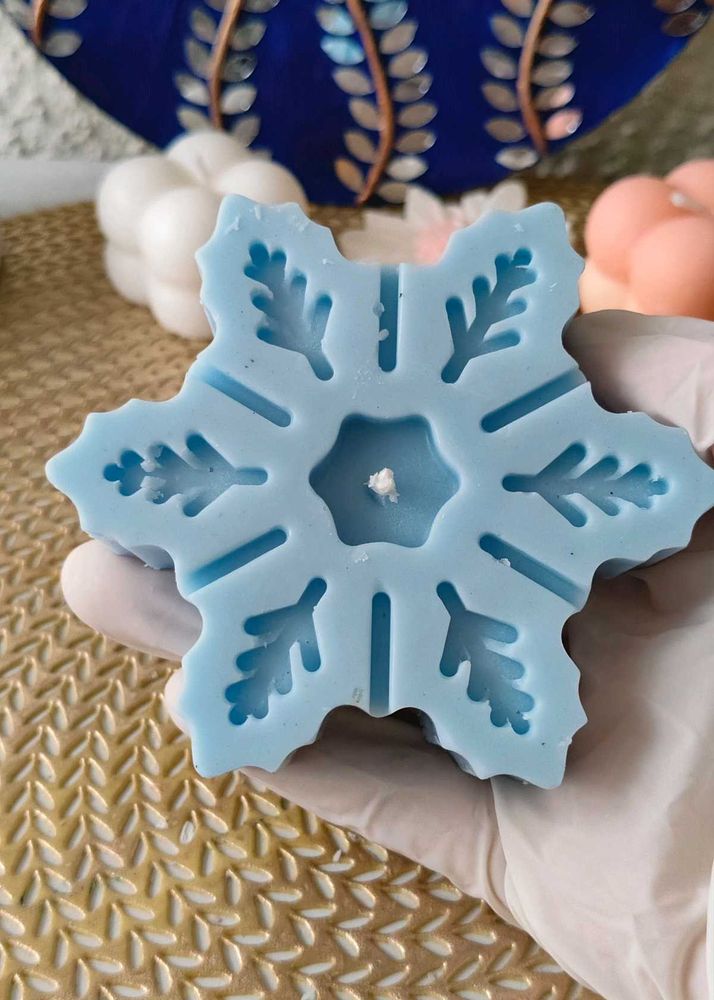 Snowflake Candle (2)
