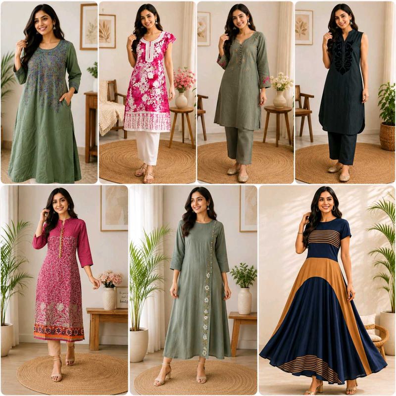 All - Elegant Women's Kurtas