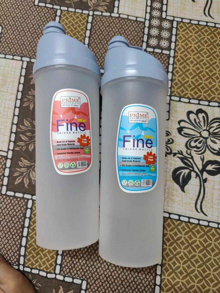 Prime Fine Fridge Bottle 1000ml (Pack Of 2)