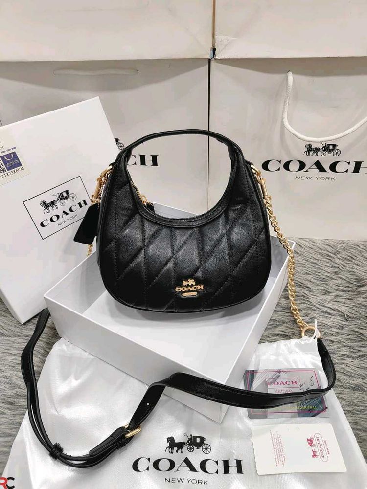 Coach Quilted Shoulder Bag