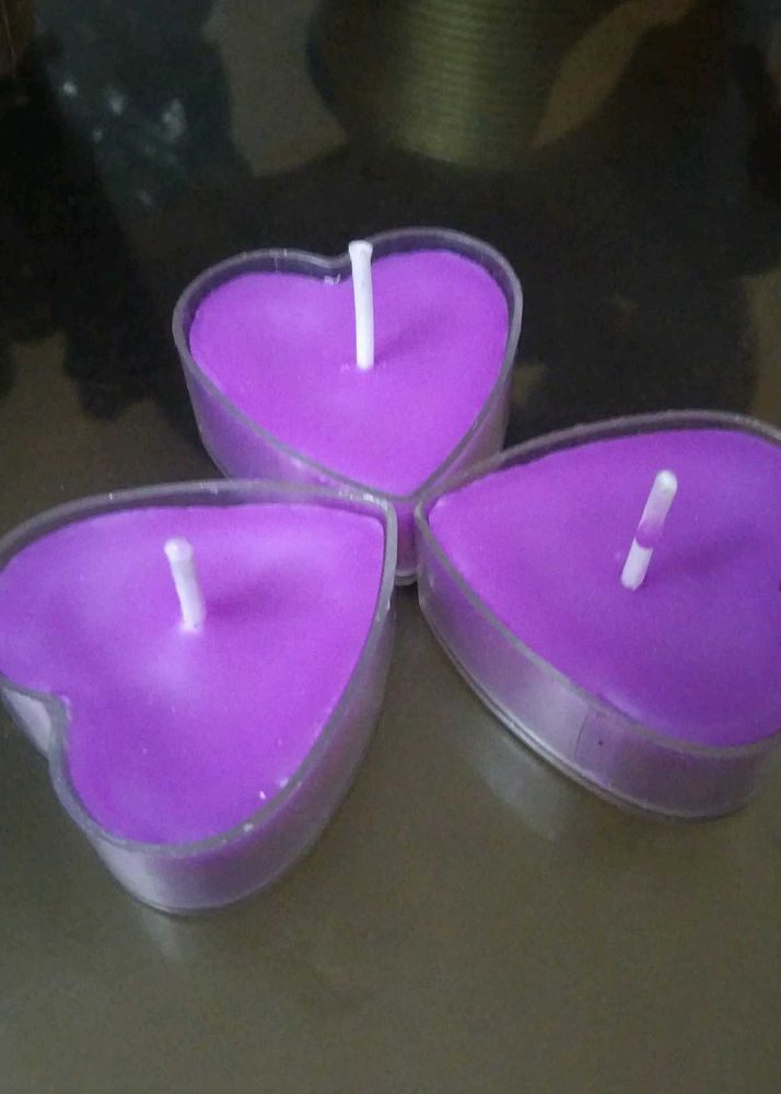 Heart Shaped Tealight Candles