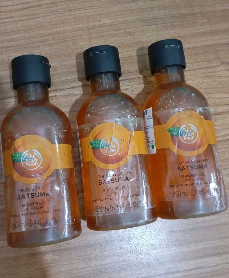 The body shop satsuma shower gel*3