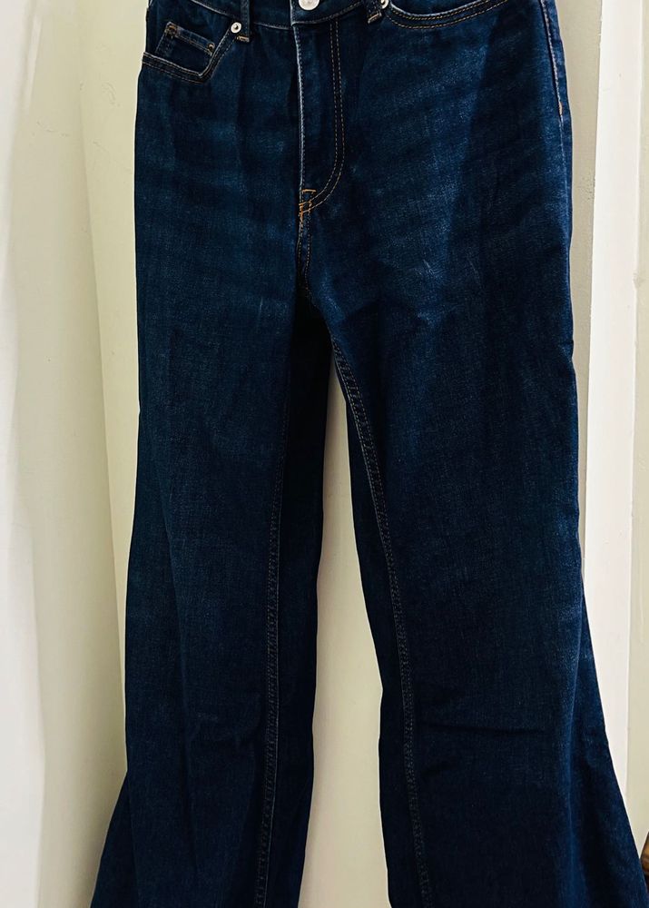Dark Wash Wide Leg Jeans