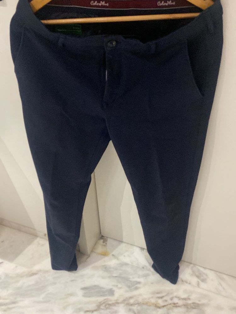 Men's Navy Blue Chinos
